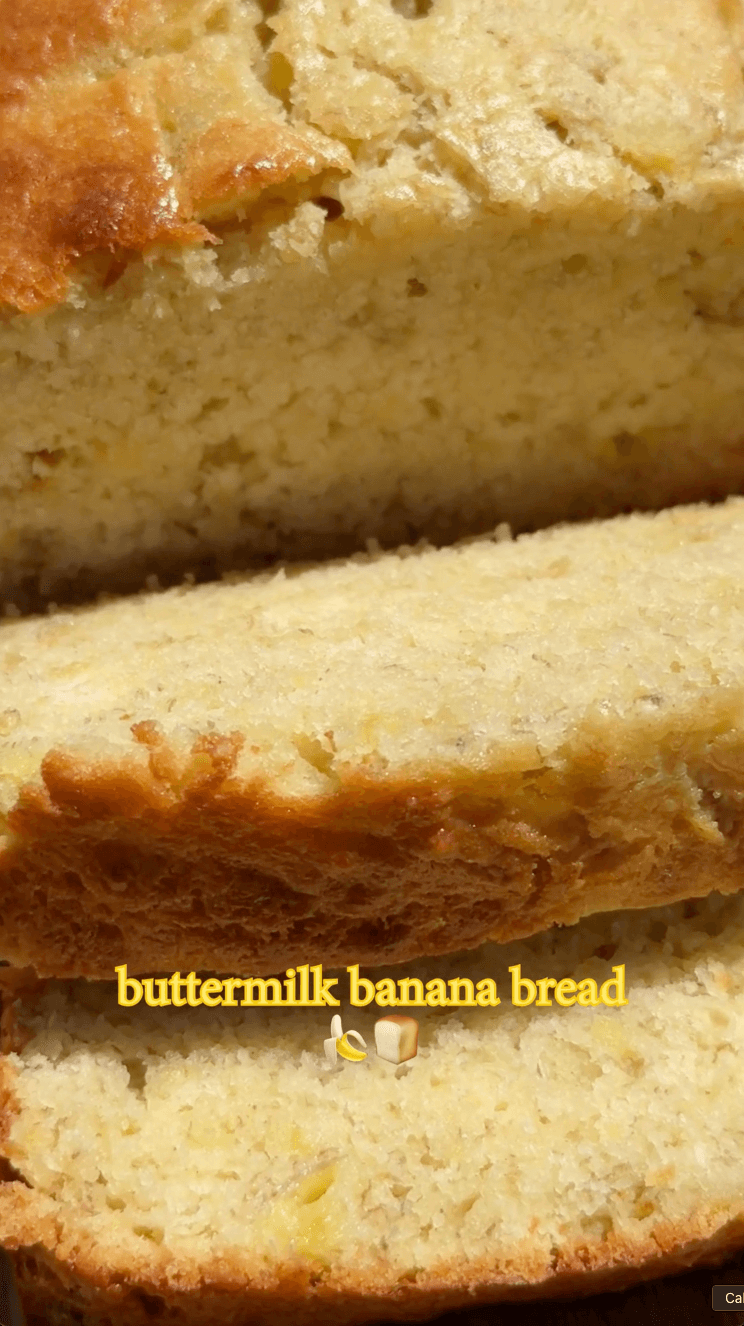 buttermilk banana bread